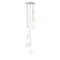 Z-Lite Farrell 5 Light Chandelier, 12in. W x 13.75in. H, Brushed Nickel 3043P7-5R-BN - alternate 3